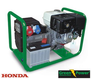 Genset  HONDA 3 phase 6.5kVA, 5.2kW