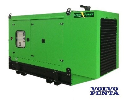 STAGE 5 (V) Volvo Elverk 350 kVA 280 kW ljudisolerad/täckt automatisk startpanel